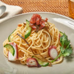 ShinShin5260　梅干とたこの冷製パスタ